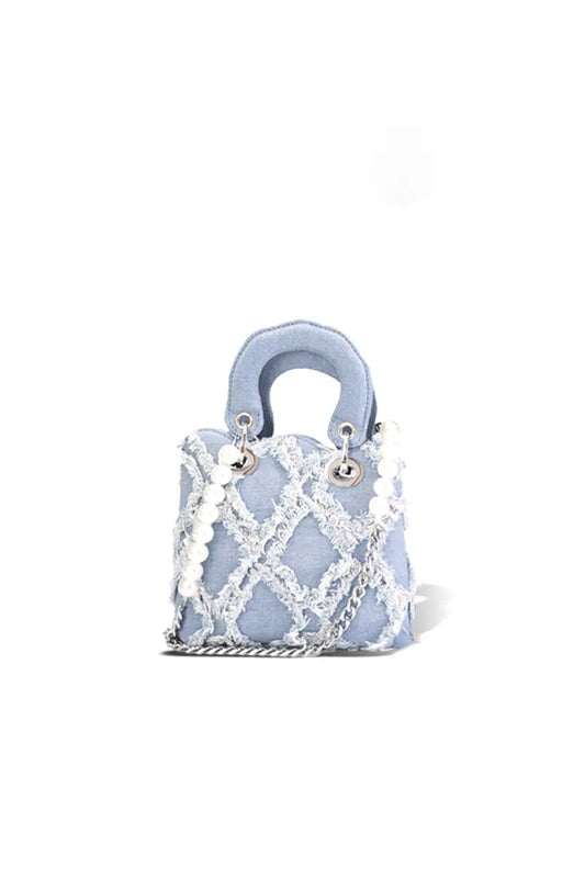 Summer New Denim Flap Shoulder & S gornjom ručkom Torba