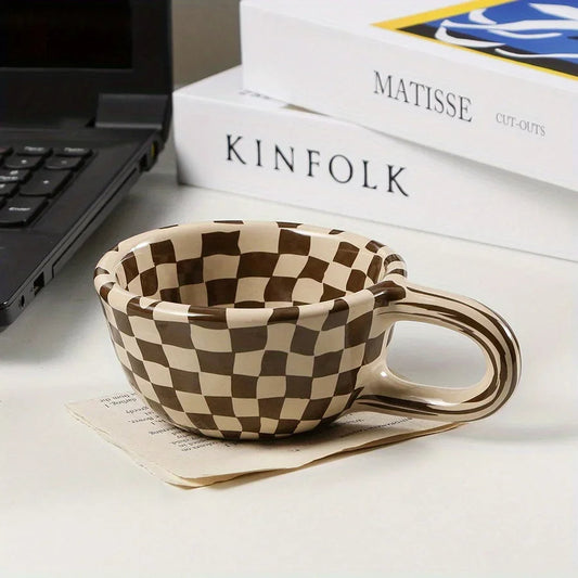 Artisan Checkecrvena Morning Mug