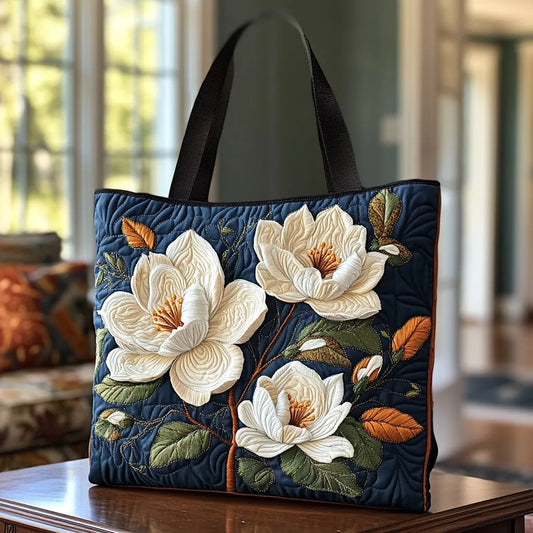Ručno izrađena torba s magnolijom