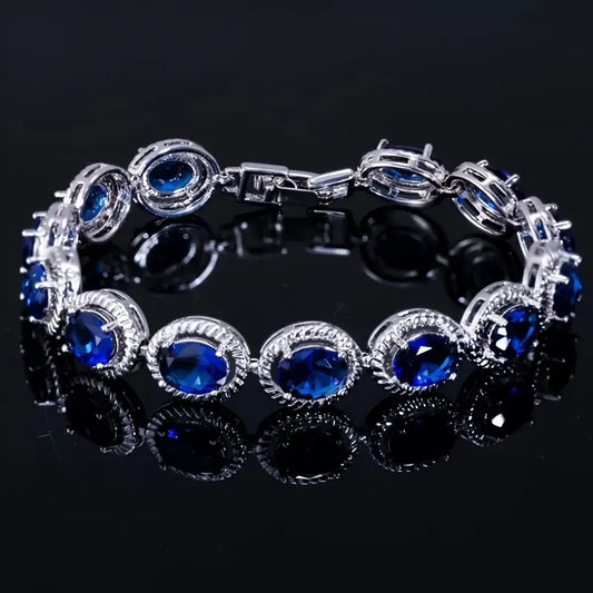 Viktorija – narukvica safir