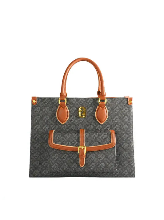 Street Style Velika Letter Print Tote torba