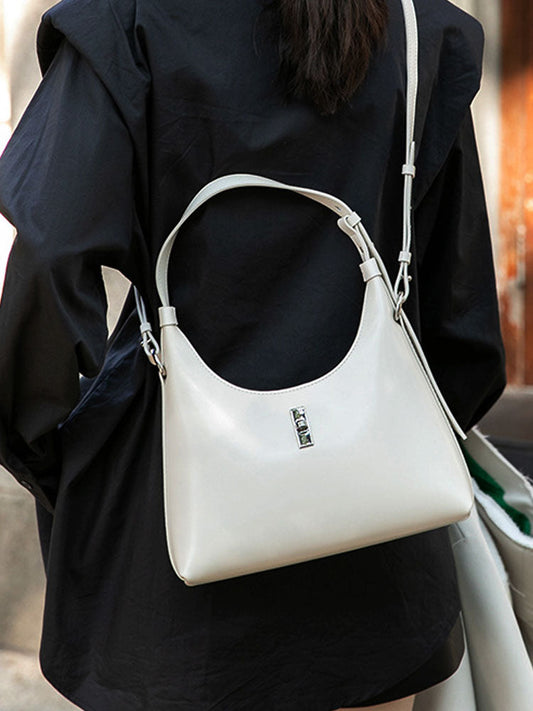 Polu-mjesec kožna Crossbody torba