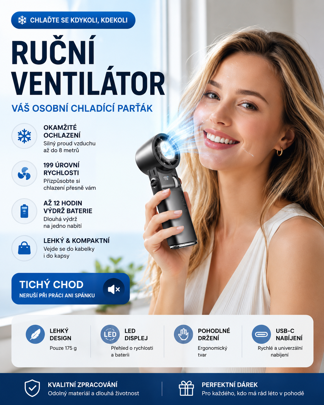 Stay Freeze Mini Ventilátor