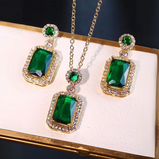 Kateřina – set smaragd