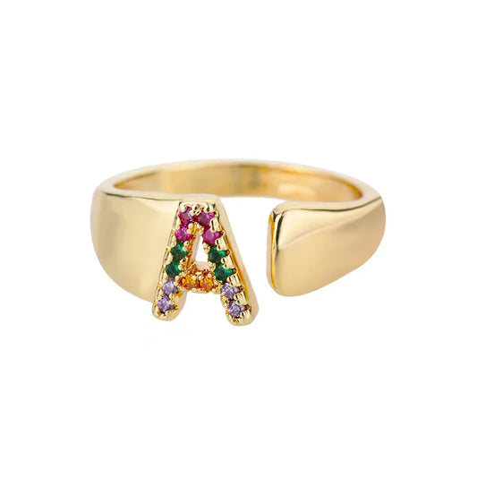 A Initial – zlatni prsten