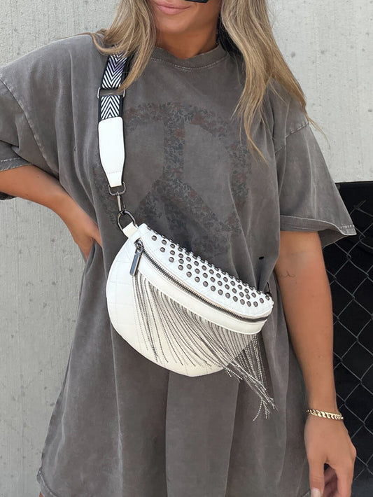 Crossbody torba s resicama i remenom